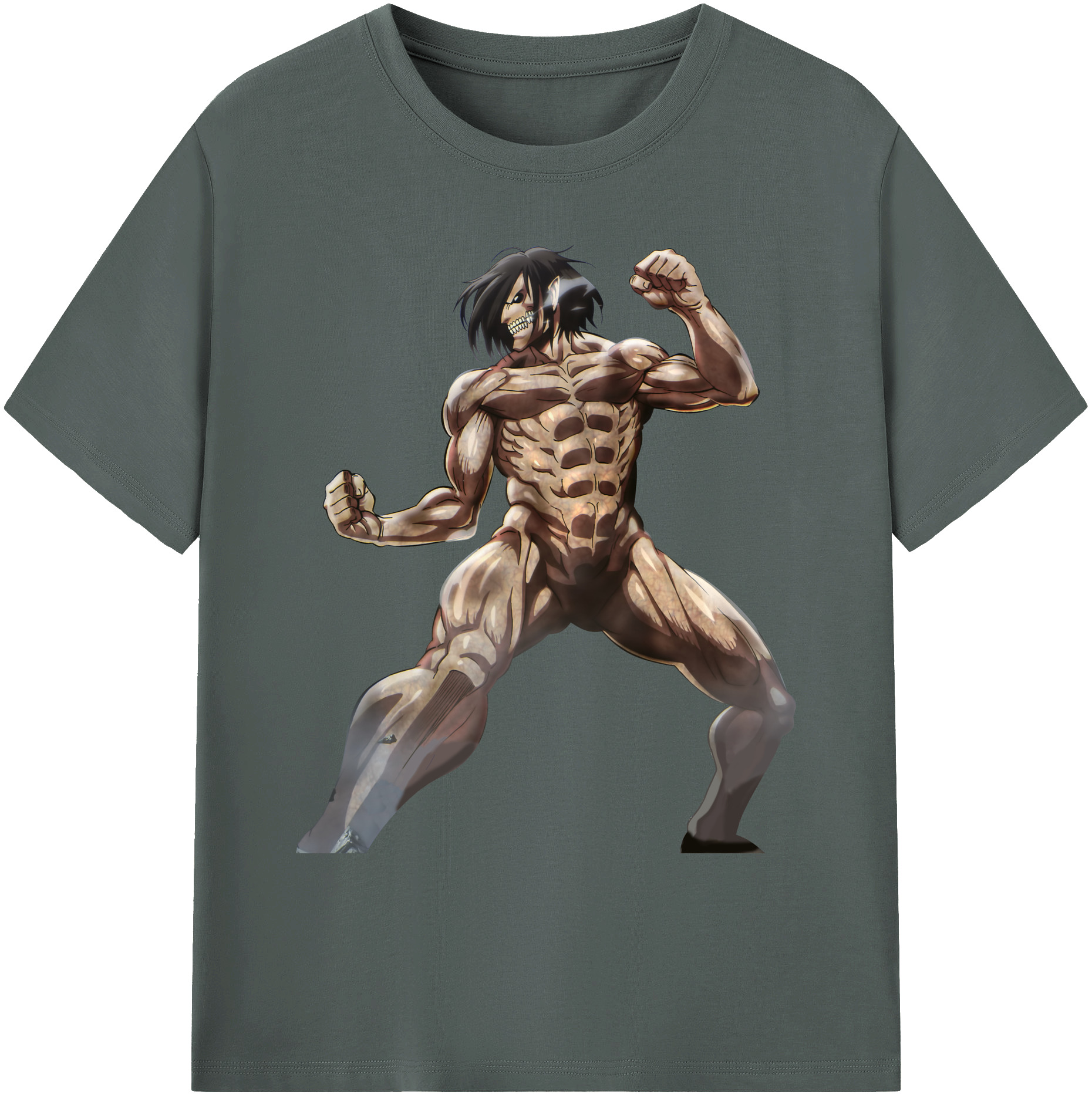 （画像用） 進撃の巨人 Attack on Titan 綿100％ メンズ半袖Tシャツ｜肌触りやわらか＆通気性
